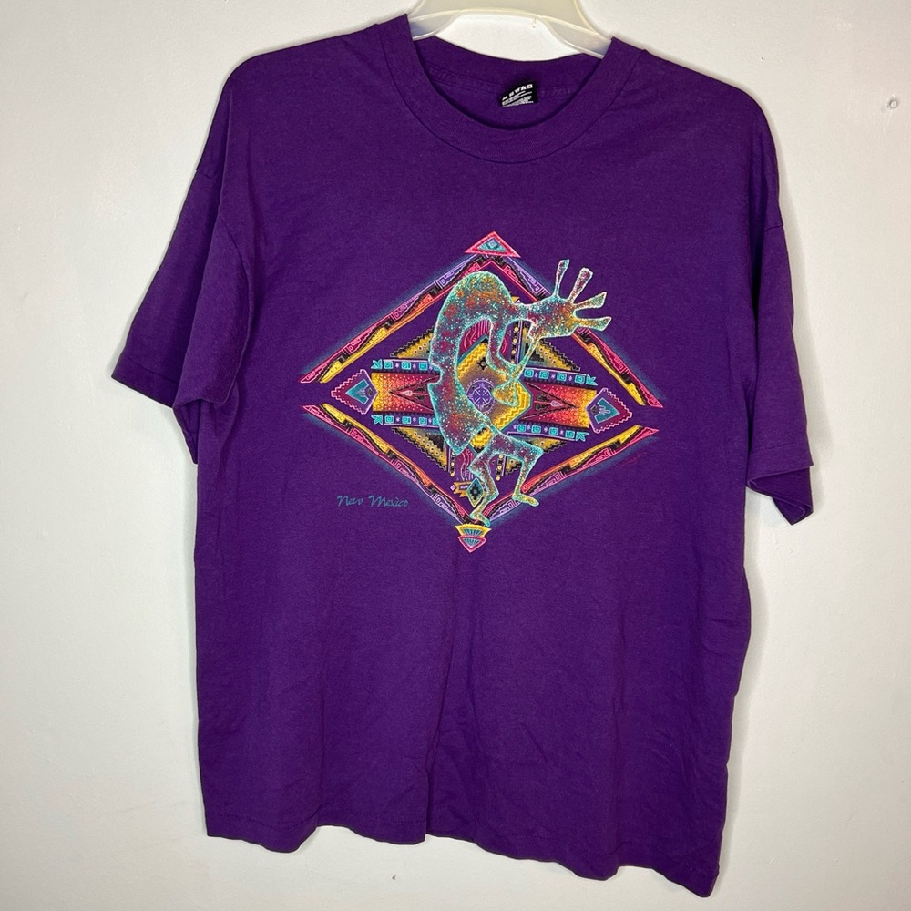 Vintage Single Stitch Destination State of New Mexico Aztec Western Tee Size 2XL